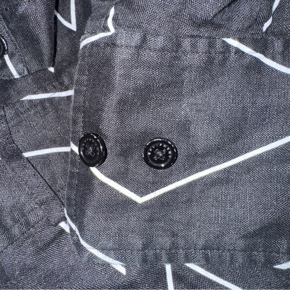 Equipment Valerie Black and White Linen Playsuit Romper Patterned Casual #cc - Picture 10 of 11